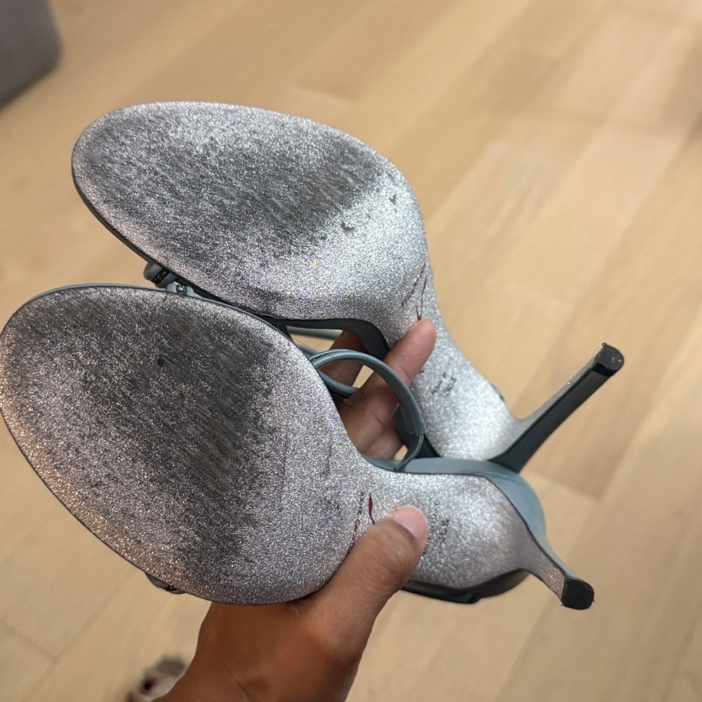 RENE CAOVILLA CLEO EMBELLISHED WRAP SANDAL - Picture 7 of 7